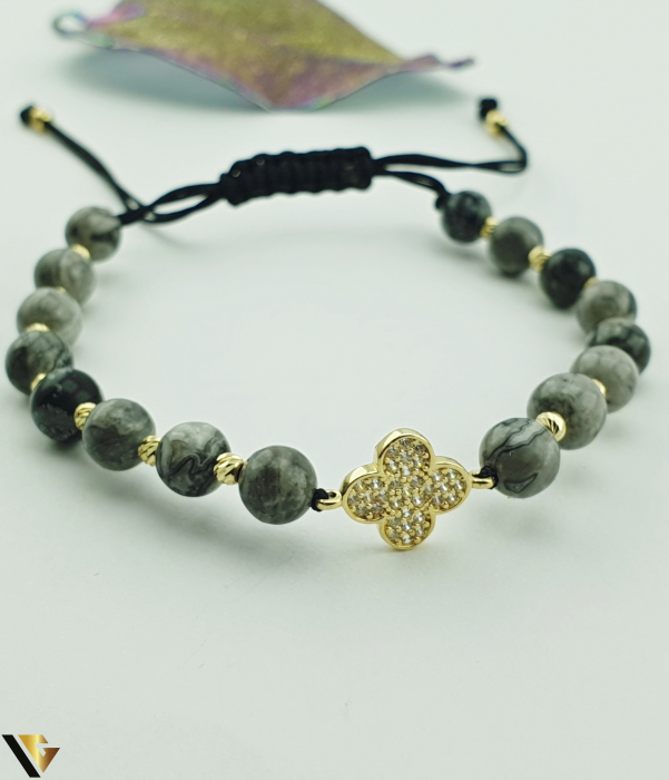 Bratara Snur Textil, Aur 14k [1]