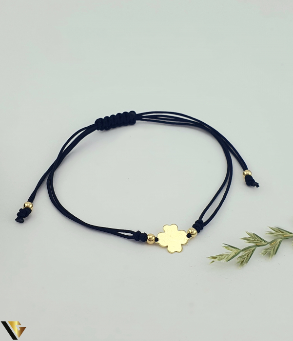 Bratara Snur Textil, Aur 14k [1]
