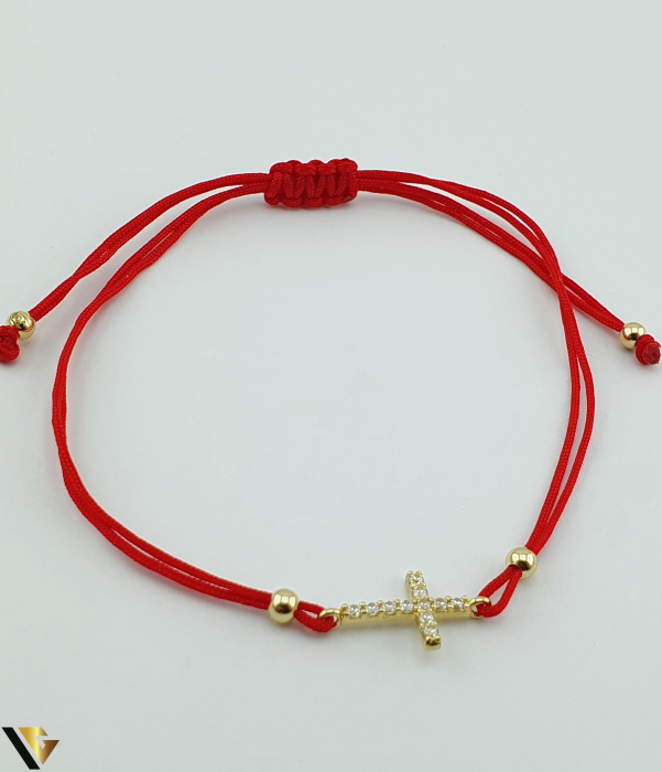 Bratara Snur textil, Aur 14k [1]