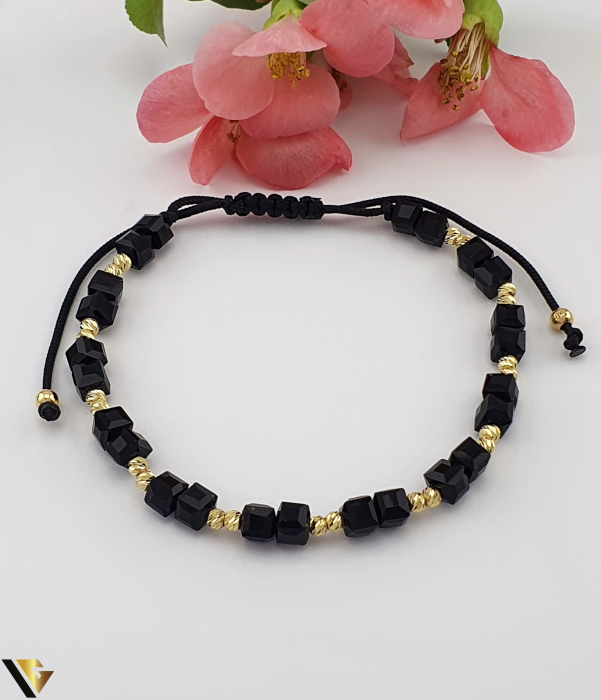 Bratara Snur textil, Aur 14k [1]