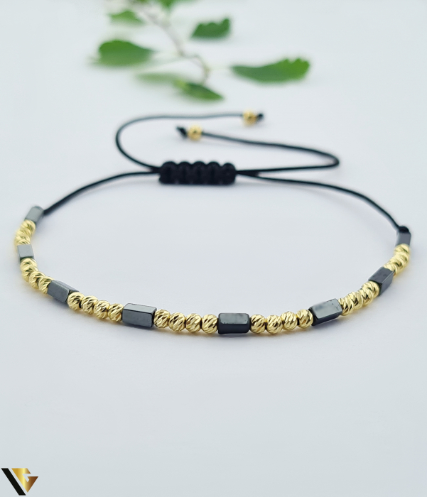 Bratara Snur Textil, Aur 14k [1]
