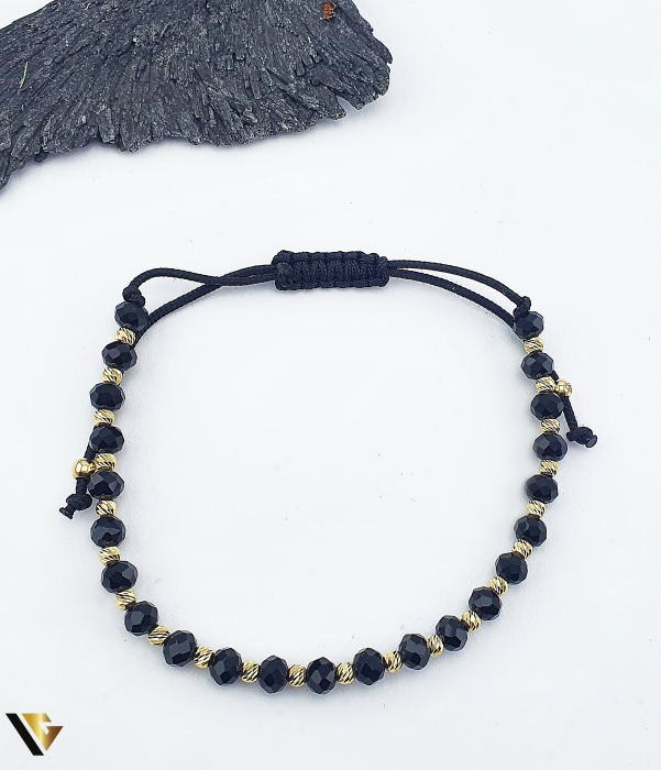 Bratara Snur textil, Aur 14k [1]
