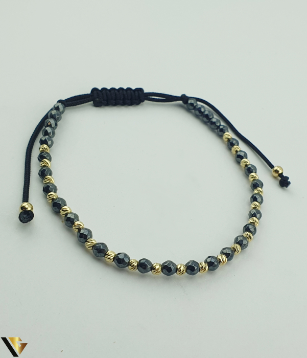 Bratara Snur Textil, Aur 14k [1]