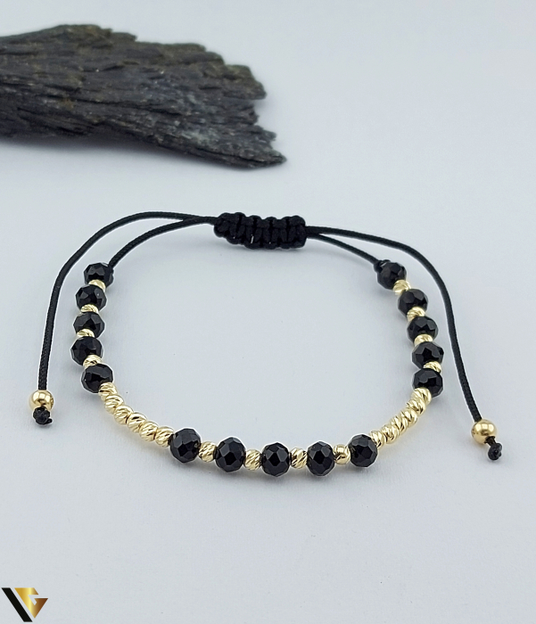 Bratara Snur textil, Aur 14k [1]