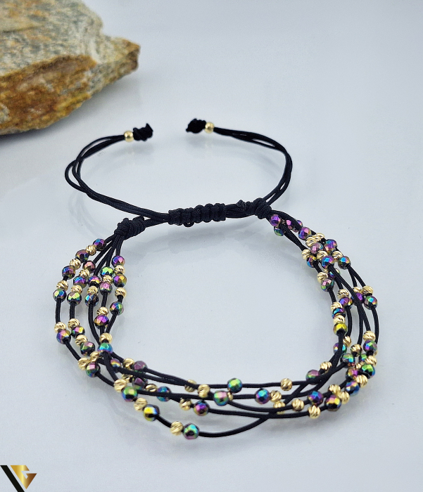 Bratara Snur Textil, Aur 14k [1]