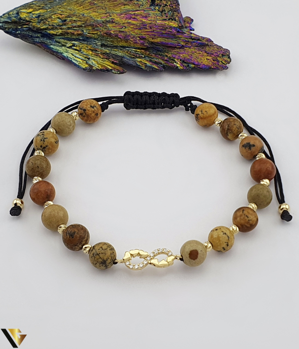 Bratara Snur textil, Aur 14k [1]
