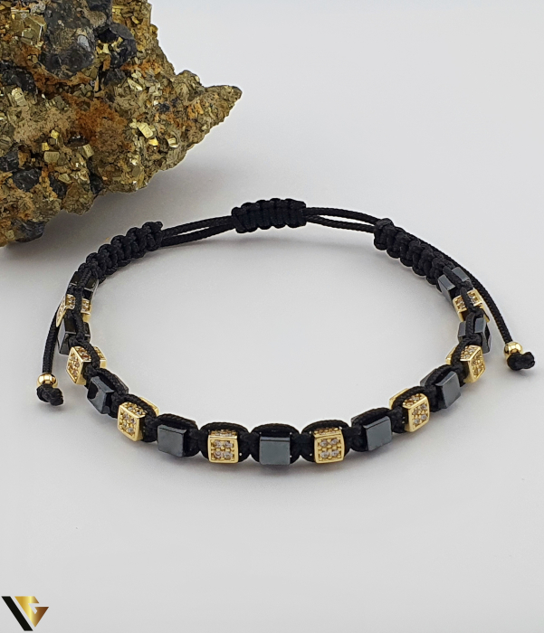 Bratara Snur textil, Aur 14k [1]