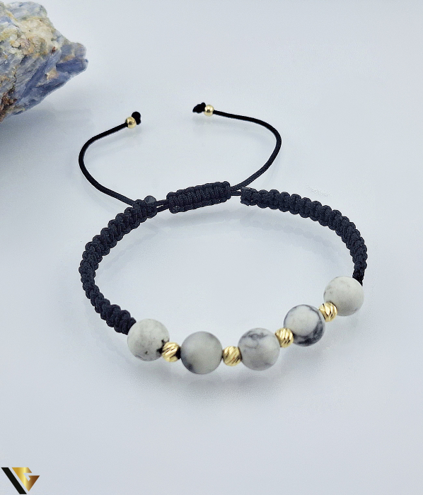 Bratara Snur Textil, Aur 14k [1]