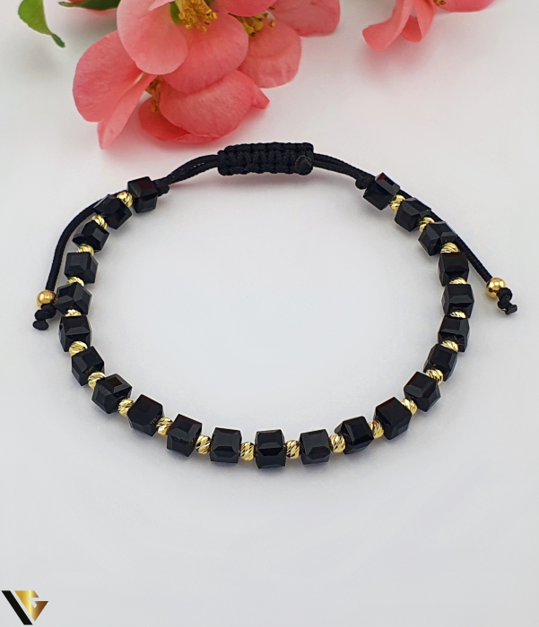 Bratara Snur textil, Aur 14k [1]