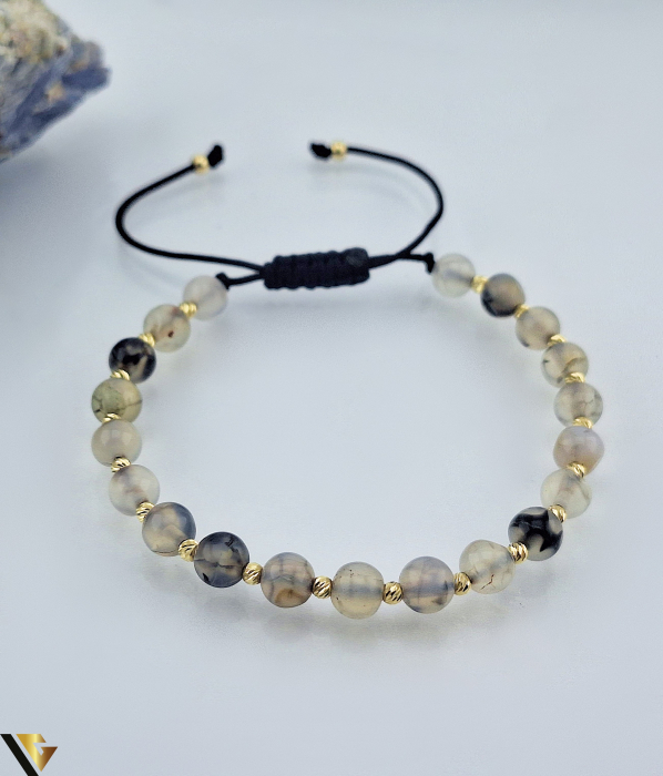 Bratara Snur Textil, Aur 14k [1]