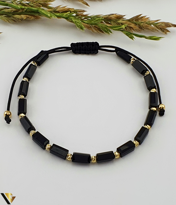 Bratara Snur textil, Aur 14k [1]