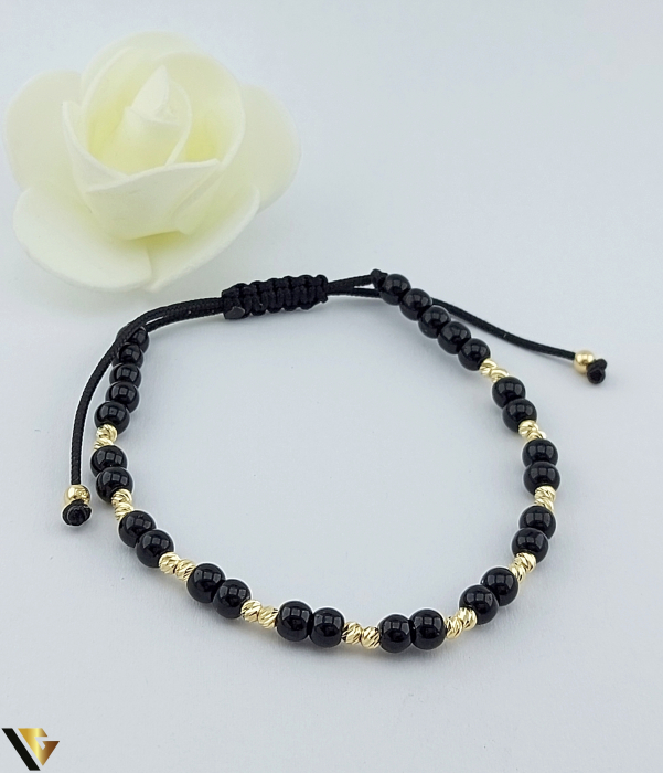 Bratara Snur textil, Aur 14k [1]
