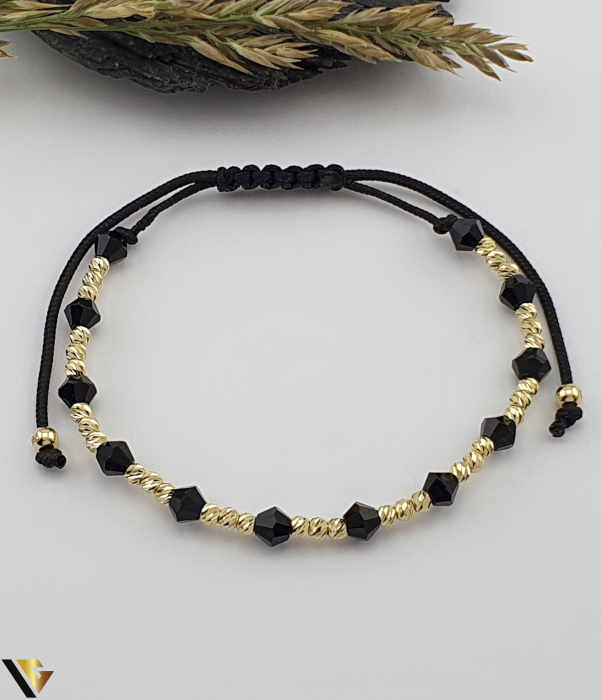 Bratara Snur textil, Aur 14k [1]