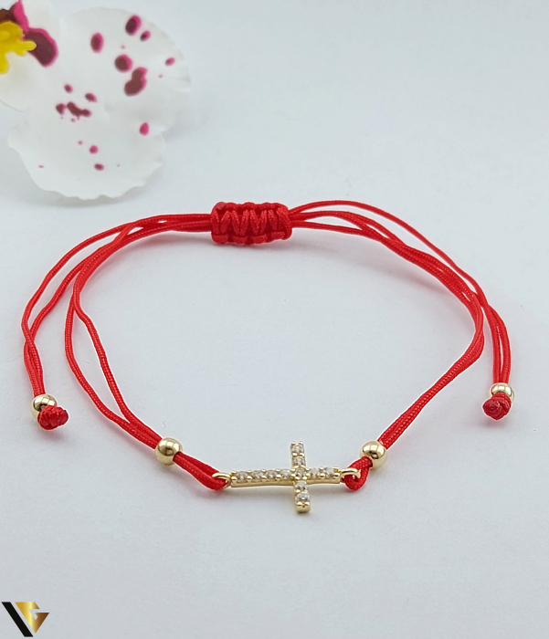 Bratara Snur textil, Aur 14k [1]