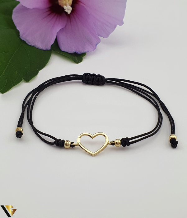 Bratara Snur textil, Aur 14k [1]