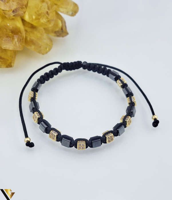 Bratara Snur Textil, Aur 14k [1]