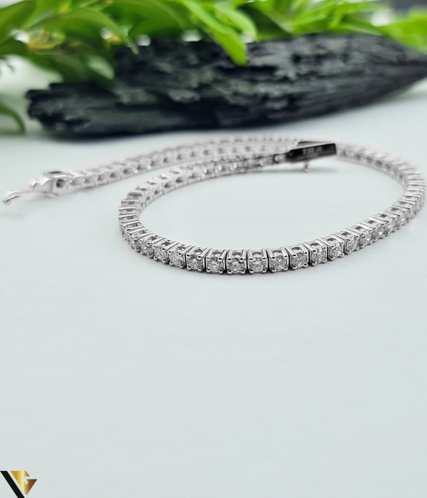 Bratara Tennis Aur Alb 14k, Diamante 2.93 ct in total [2]