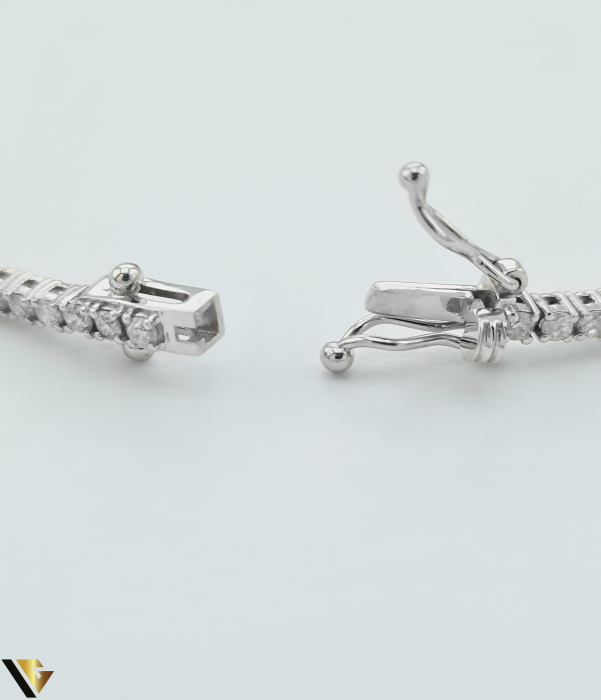 Bratara Tennis Aur Alb 18k, Diamante 2.15 ct [2]