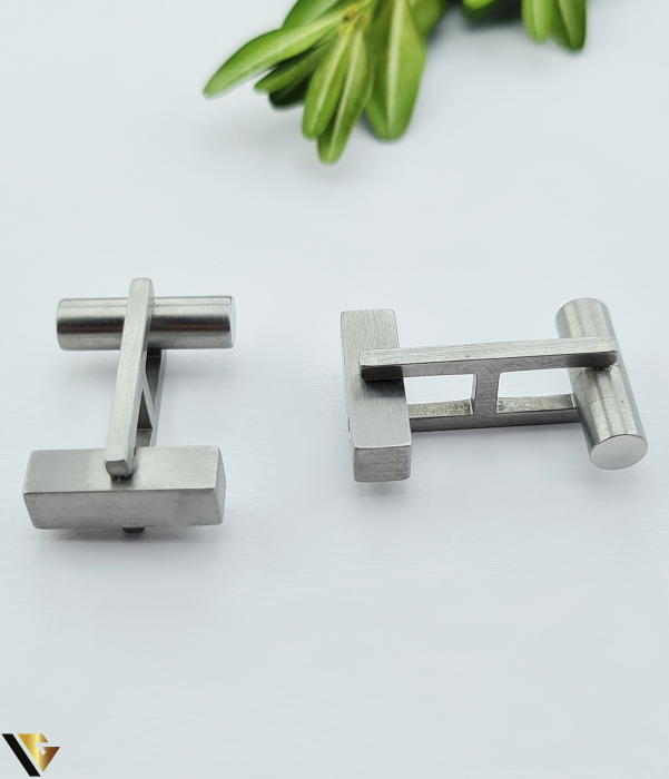 Butoni Otel Inoxidabil, Diamant 0.03 ct 13g [2]