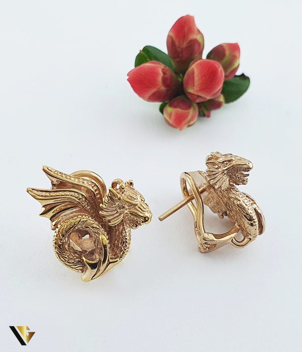 Cercei argint 925, Dragon [1]
