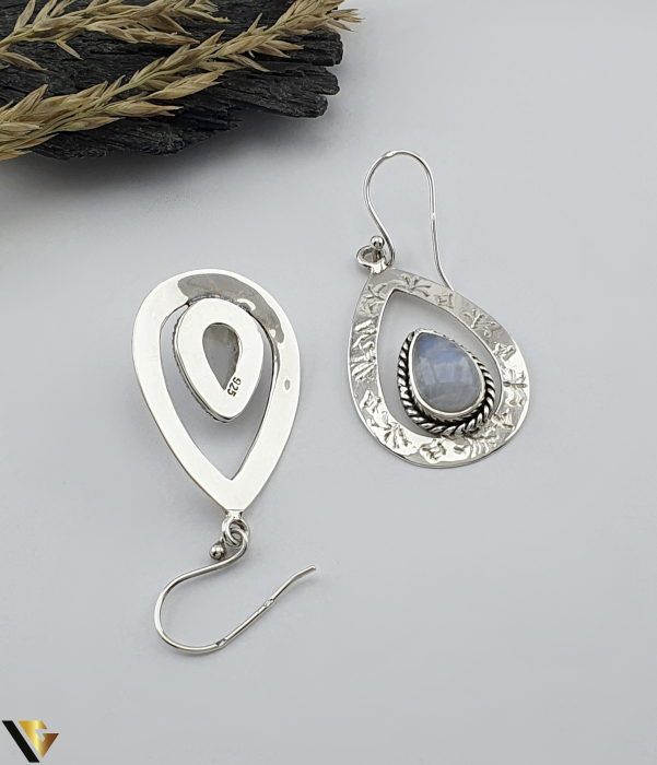 Cercei Argint 925, Piatra Lunii [2]