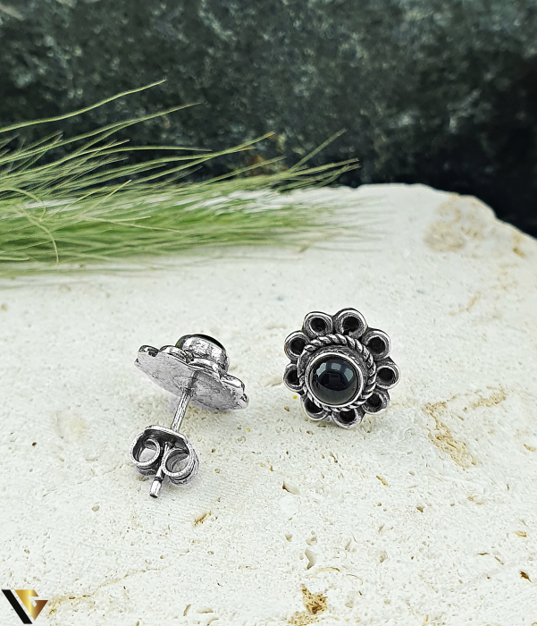 Cercei Argint 925, Onix [2]