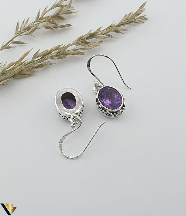Cercei Argint 925, Ametist [2]