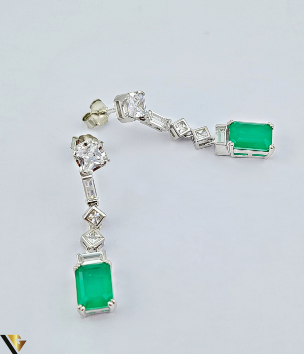 Cercei Argint 925, Paraiba, 4.09 grame [3]