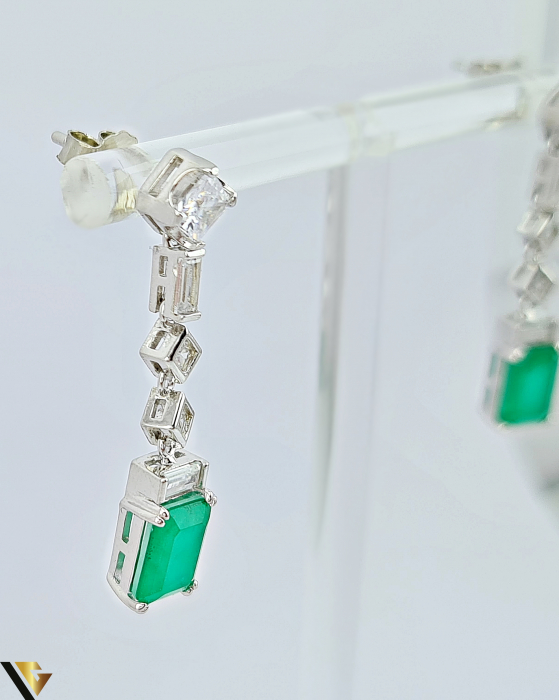 Cercei Argint 925, Paraiba, 4.09 grame [2]