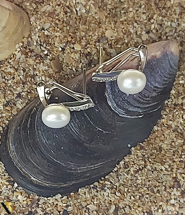 Cercei Argint 925, Perla [2]