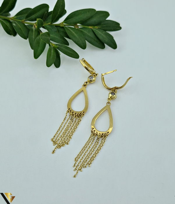 Cercei Aur 14K, Zirconiu [2]