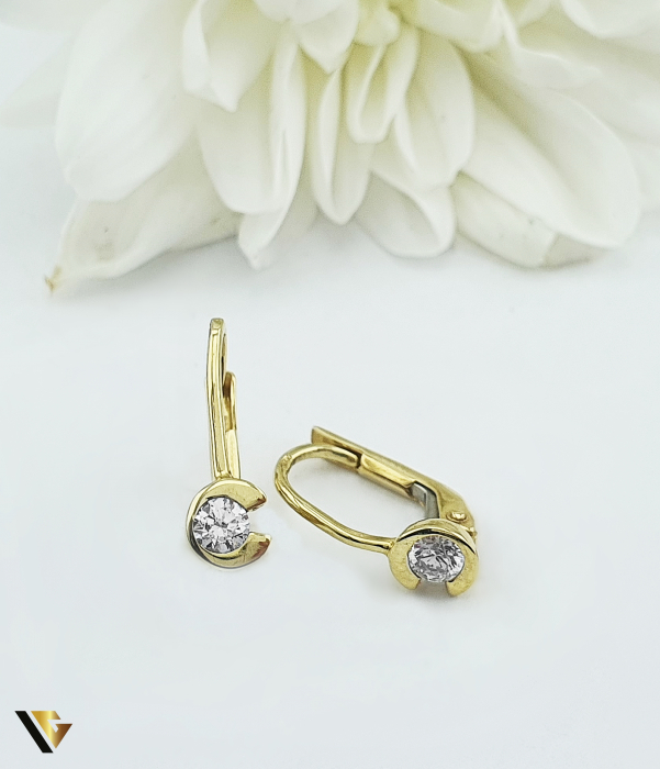 Cercei Aur 14k, Zirconiu [1]