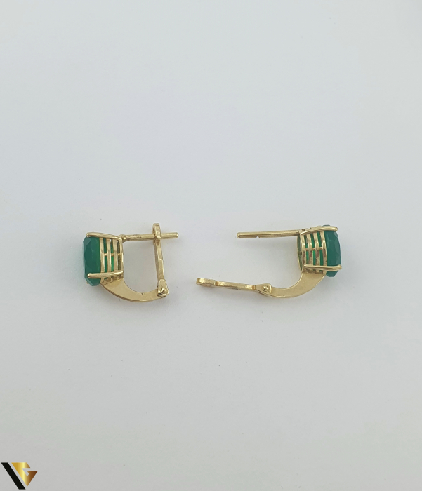 Cercei Aur 14K, Agat [2]