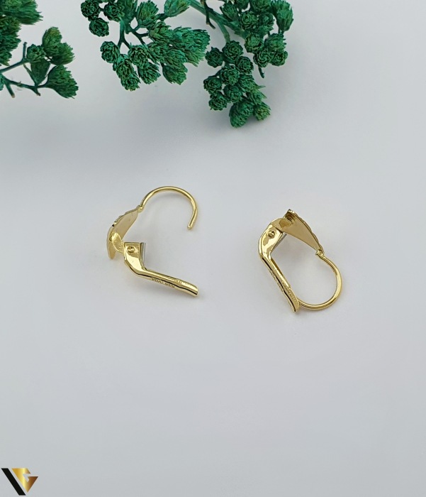 Cercei aur 14k Greutate: 1.21 grame Lungime: 15 mm Latime: 9 mm Marcaj / titlu: 585 Locatie: Bacau Calea Marasesti Tel: 0756943079 [2]