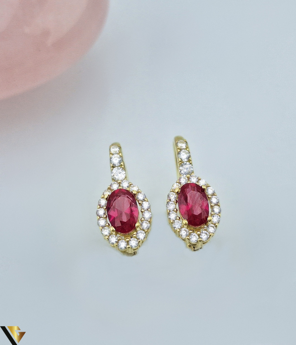 Cercei Aur 14k,Zirconiu [1]