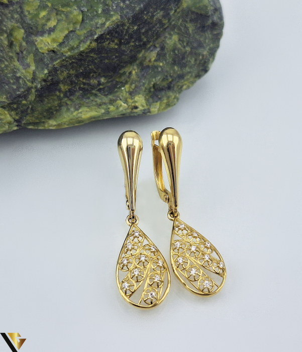 Cercei Aur 14K, Zirconiu [1]