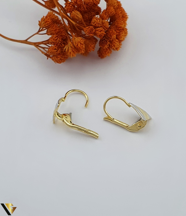 Cercei aur 14k Greutate: 1.26 grame Lungime: 15 mm Latime: 10 mm Marcaj / titlu: 585 Locatie: Bacau Calea Marasesti Tel: 0756943079 [2]