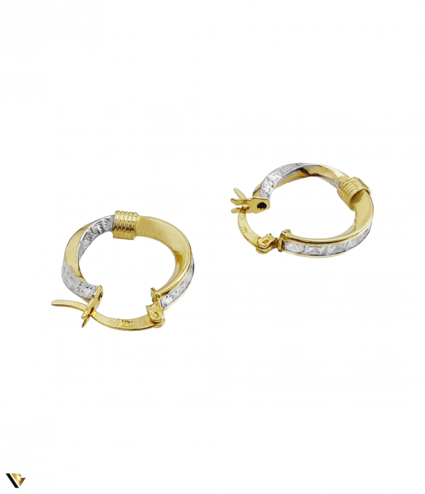 Cercei Aur 14K , Zirconiu [2]