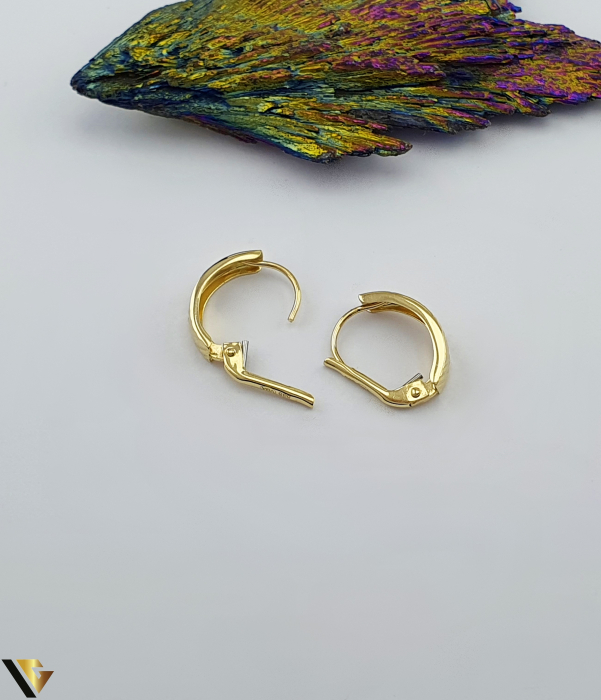 Cercei aur 14k Greutate: 1.48 grame Lungime: 17 mm Latime: 4 mm Marcaj / titlu: 585 Locatie: Bacau Calea Marasesti Tel: 0756943079 [2]