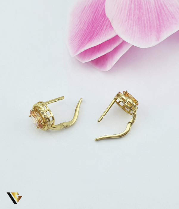 Cercei Aur 14k, Cubic zirconia [2]