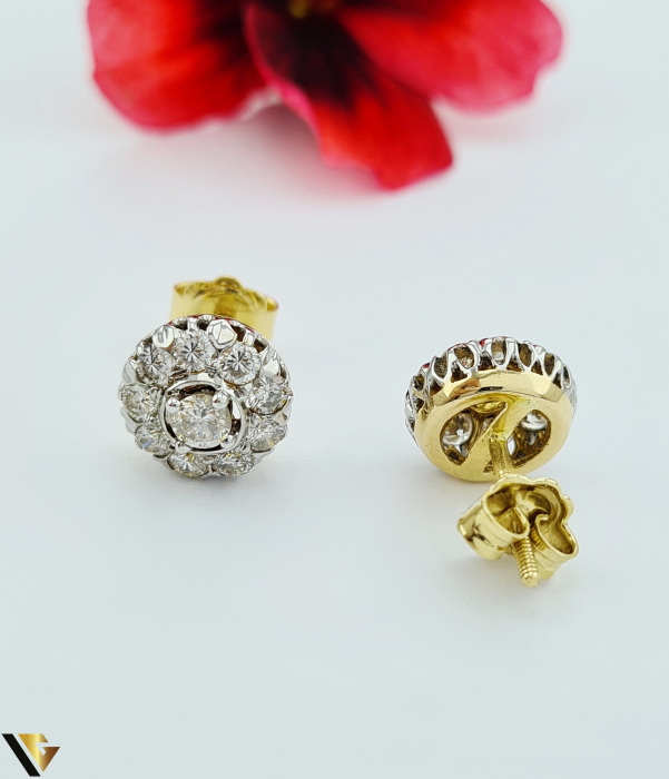 Cercei Aur 14k, Diamante 2.20 ct [3]