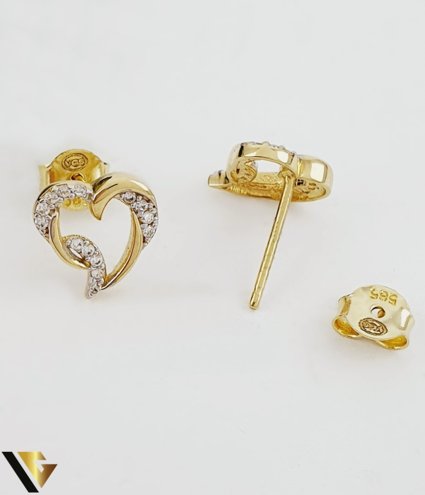 Cercei Aur 14k, Inima [2]