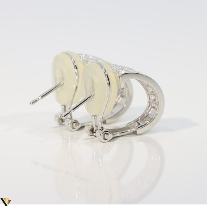 Cercei Aur 14k,Platina 900 Diamante 0.70 ct [4]