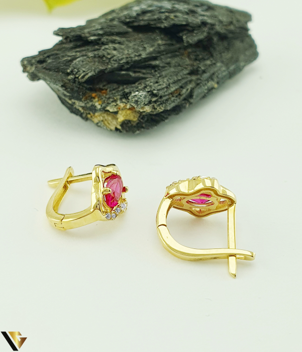 Cercei  Aur 14k, Rubine [2]