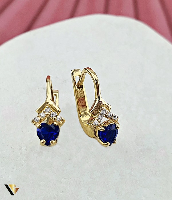 Cercei Aur 14k, Spinel [1]