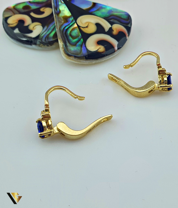 Cercei Aur 14k, Spinel [2]