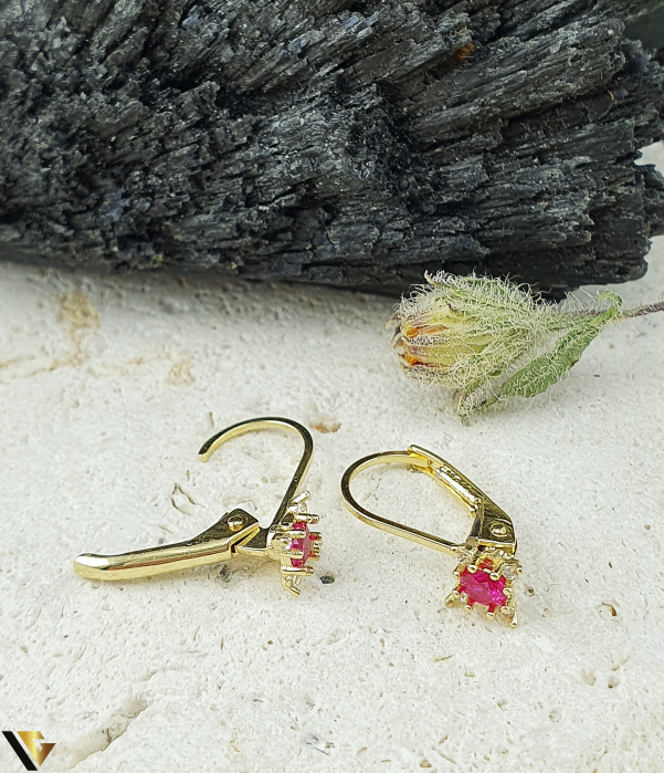 Cercei Aur 14K , Spinel, Zirconiu [2]