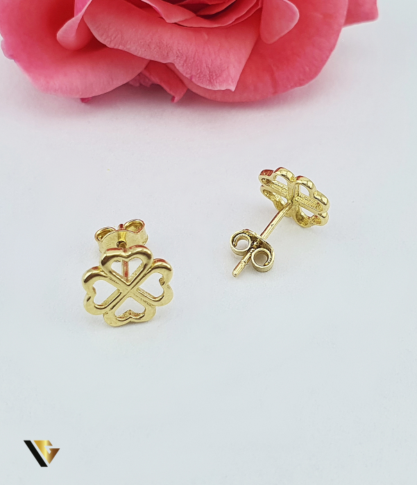 Cercei Aur 14k, Trifoi [2]