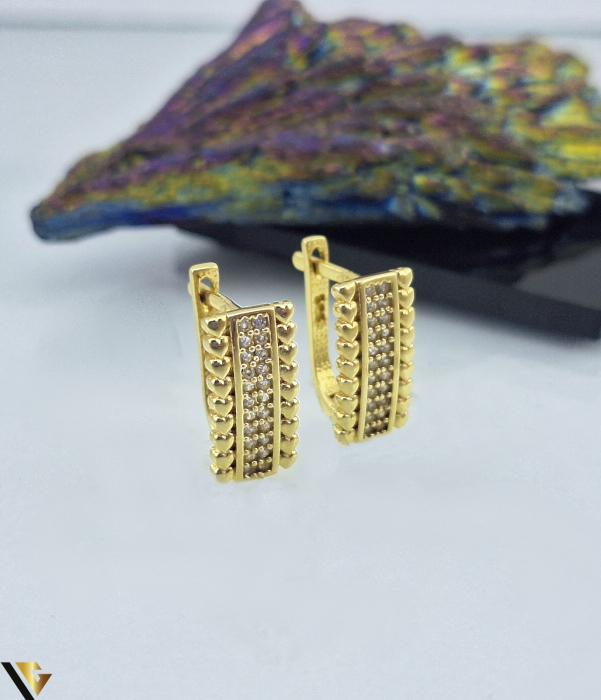 Cercei Aur 14k, Zirconii [1]