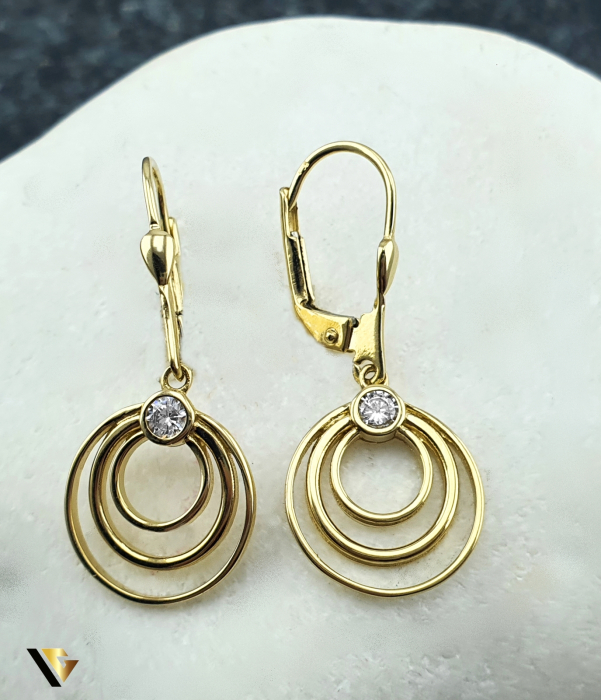 Cercei Aur 14k, Zirconiu [2]